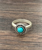 Women's Isac 6mm Turquoise, Brass Adjustable Ring 750364-1