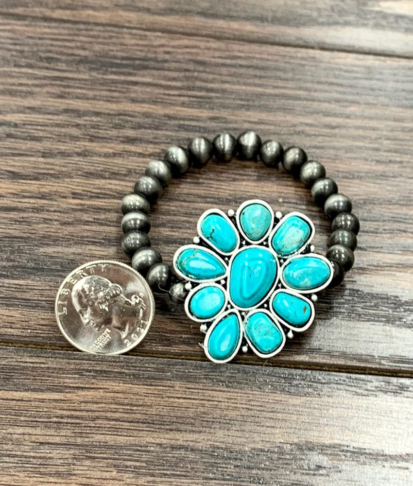 Women's Isac 6mm Navajo Pearl Stretch Bracelet 711187