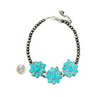 Women's Isac 15" Long Turquoise Necklace 