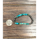 Women's Isac Handmade Navajo Gemstone Stretch Bracelet 711192