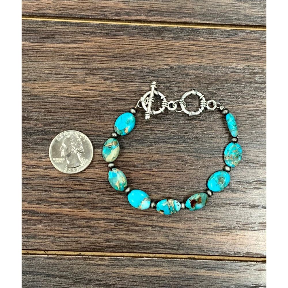 Women's Isac Western 12mm Oval Gemstone Adjustable Bracelet 711215