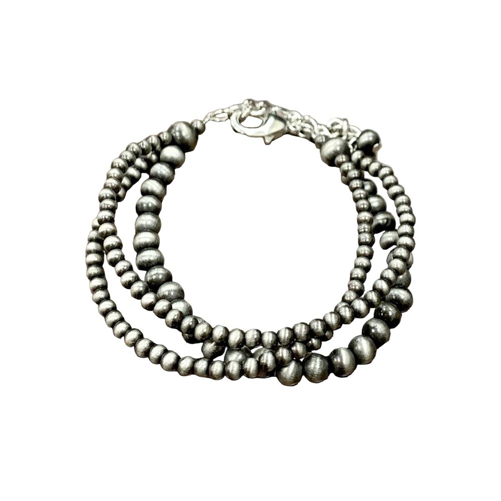 Women's Isac Handmade Navajo Bead Adjustable Bracelet