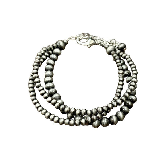 Women's Isac Handmade Navajo Bead Adjustable Bracelet