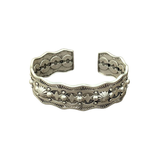 Women's Isac Brass Concho Cuff Bracelet