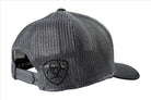 Men's Ariat Black Mesh Cap with Stitching 1597501