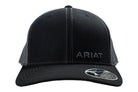 Men's Ariat Black Mesh Cap with Stitching 1597501