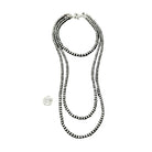 Women's Isac 34" Extra-Long Handmade Navajo Bead Necklace 