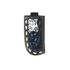 Nocona Black with BLue Underlay Knife Sheath 1806227