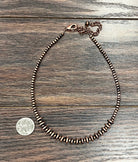 Isac Women's 15" Copper Western Bead Necklace
