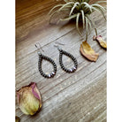 Bijoux Fab Smaller Sterling Saucer Silver Pearls with Pink Conch EAR-STE-105-SAU