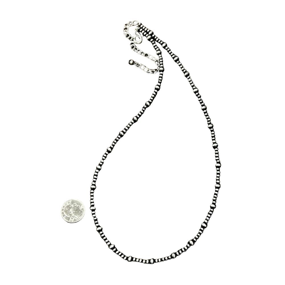 Women's Isac Handmade Navajo Bead Necklace 
