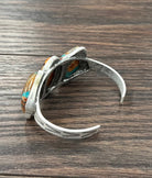Isac Women's Big Western Gemstone Cuff Bracelet  