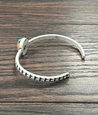 Women's Isac 16mm Oval Gemstone Cuff Bracelet 711384