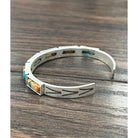Women's Isac Navajo-Inspired Bar Gemstone Cuff Bracelet 711387