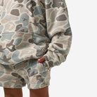 Burlebo Boy's Mallard Mayhem Camo Vintage Washed Hoodie Y-VWFH-MMAYC