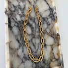 Women's Gold Plated Chain Link "Gianna" Necklace
