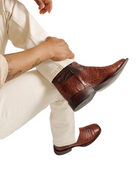 Tecovas Men's Dark Pecan Caiman The William M10069PEC