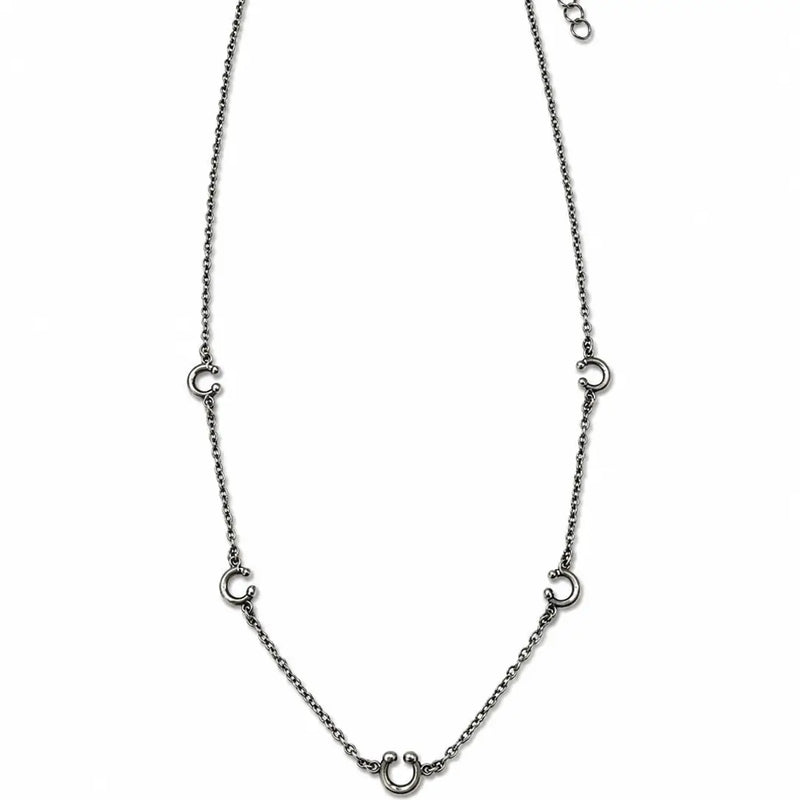 Women's West & Co 18k Gold Plated Horseshoe Charm Necklace WC-N37WG