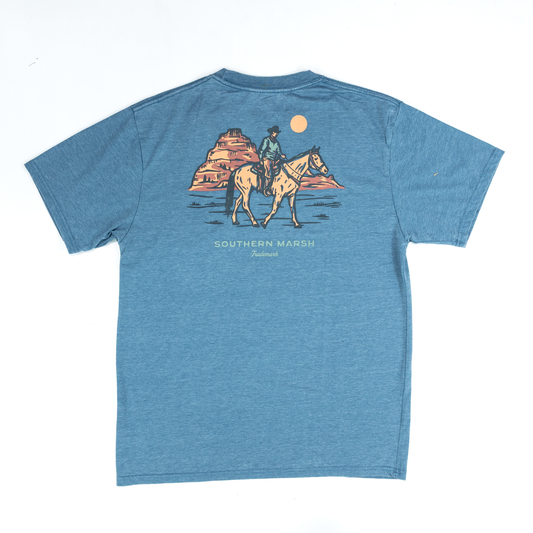 Men's Southern Marsh Slate Marfa Rider Tee TWCC-SLT