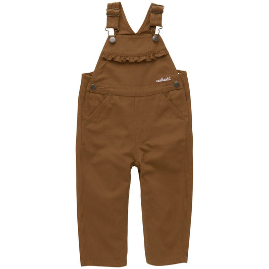 Girl's Carhartt Ruffle Print Overalls CM9757-D15