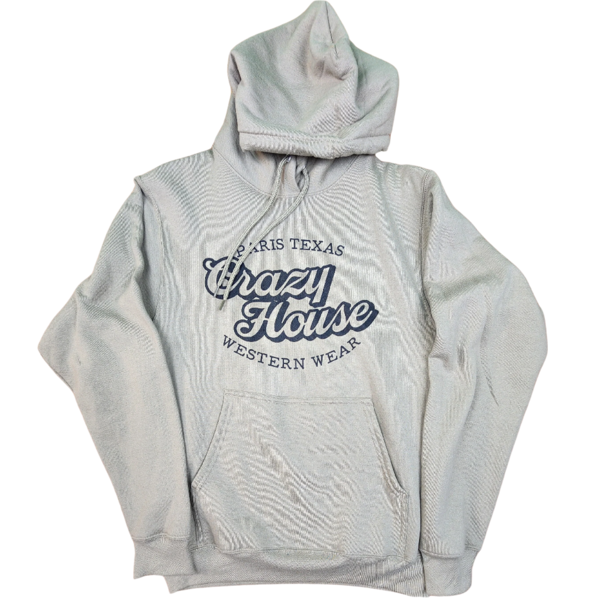 Crazy House Script Logo Hoodie - Crazy House Western Wear