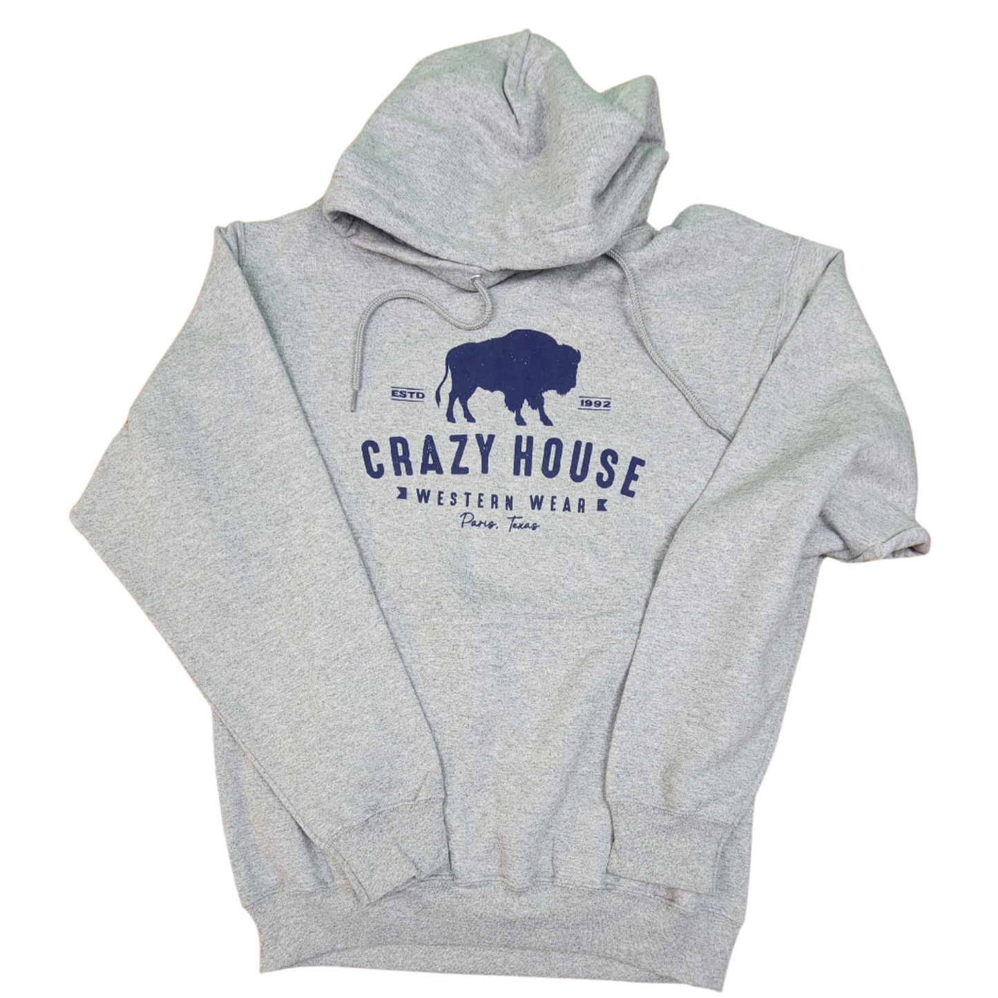 Crazy House Buffalo Logo Hoodie - Crazy House Western Wear