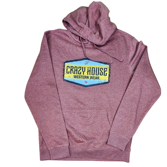 Crazy House Hexagon Logo Hoodie - Crazy House Western Wear