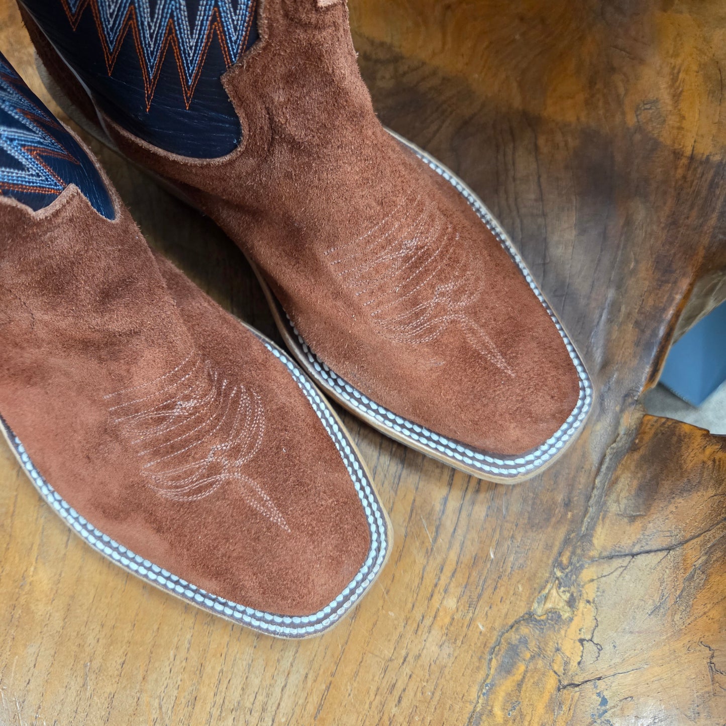 Anderson Bean Rust Aniline with 13" Kidskin Luster Top