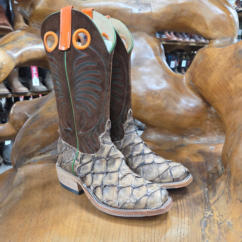 Anderson Bean Matte Brown Big Bass with 13" Chocolate Kudu Tops