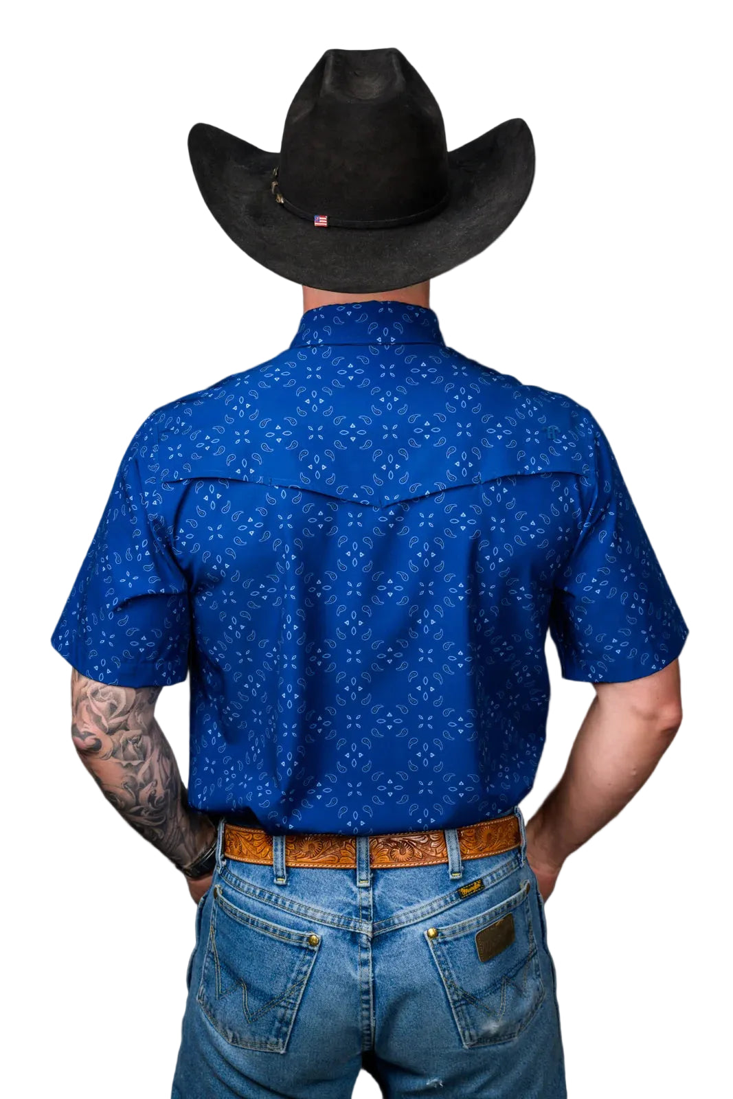 Ferrell Men's The Tanner Short Sleeve Pearl Snap Shirt FPS1026147