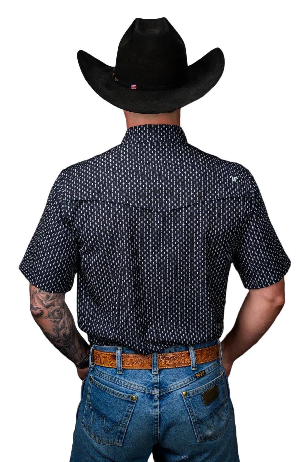 Ferrell Men's The Cash Short Sleeve Pearl Snap Shirt FPS1026142