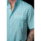 Men's Ferrell Short Sleeve The Pierce Pearl Snap Shirt FPS1026112