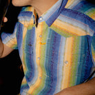 Men's Poncho The Gris Gris Short Sleeve Snap Shirt 