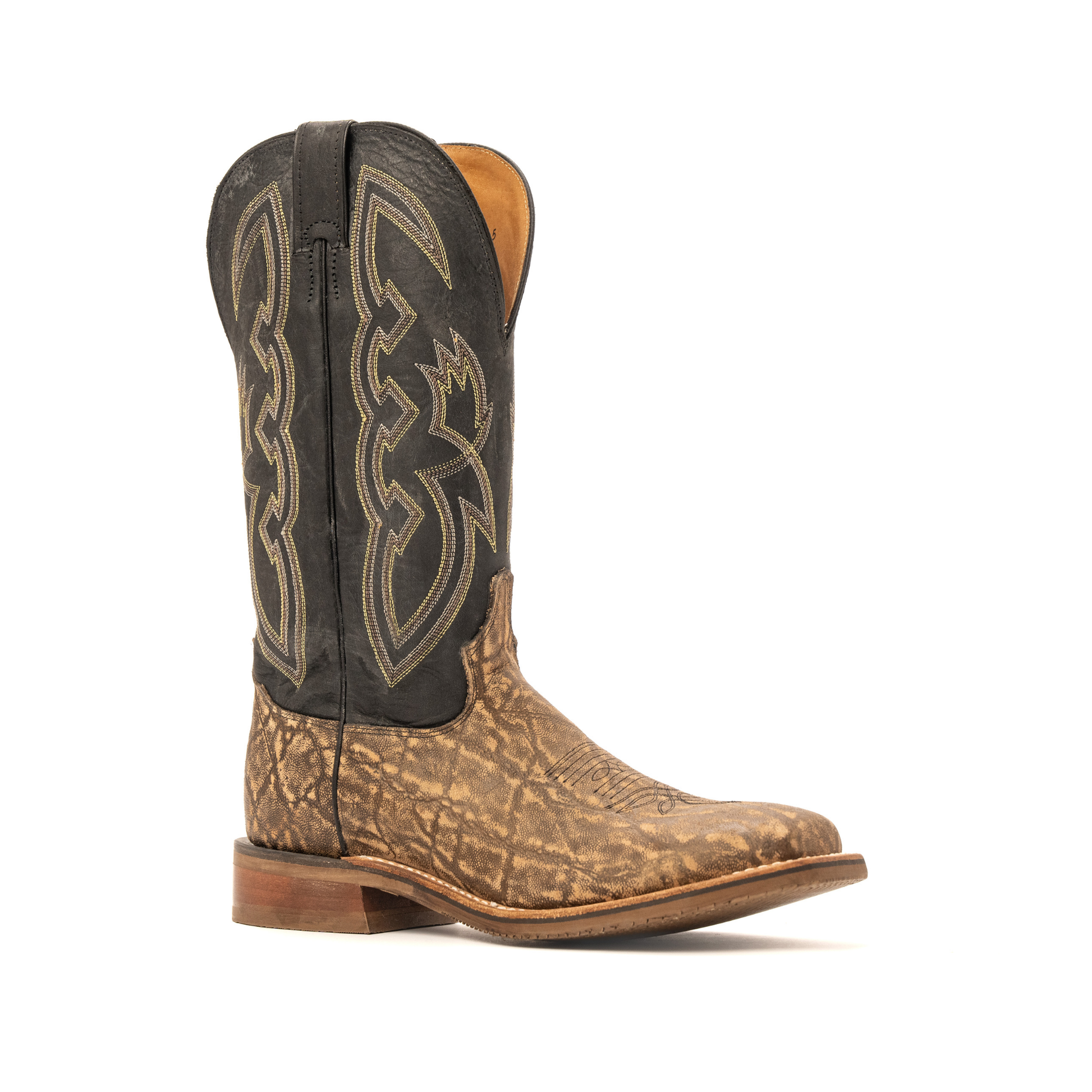 Men's Tony Lama Elephant Print Cowboy Boot 12" 7896 - Crazy House Western Wear