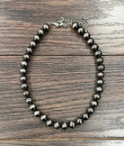 Isac Women's 16" 12mm Polish Western Bead Necklace 738036