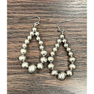 Women's Isac Western Silver-Tone Bead Earrings 725369
