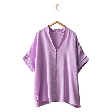 Women's Relaxed V-neck Top - Crazy House Western Wear