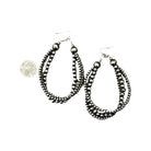 Women's Isac Trading Handmade Polish Navajo Bead Earrings 725487 - Crazy House Western Wear