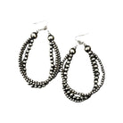 Women's Isac Trading Handmade Polish Navajo Bead Earrings 725487 - Crazy House Western Wear