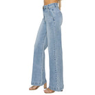 Women's Risen High Rise Double Button Wide Jeans RDP5765