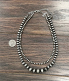 Isac Women's 16" Western Bead 2-Strand Necklace