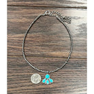 Women's Isac 15" Handmade Navajo Turquoise Necklace 738294