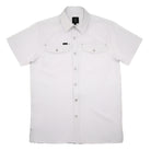 Men's SanJac White Short Sleeve Snap Up Shirt COAHUILA-S/S-WHT - Crazy House Western Wear
