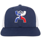 Men's Hooey "Texican" Navy and White Cap 2120T-NVWH - Crazy House Western Wear