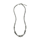 Women's Isac Handmade 30-inch Navajo Bead Necklace 