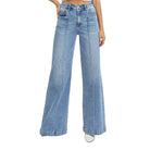 Women's High Waist Wide Leg Pintuck Detailed Jeans RDP5989