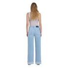 Women's Flying Monkey Super High Rise Cuffed Baggy Wide Jeans F5796 - Crazy House Western Wear