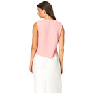 Women's Tres Bien Square Neck Knit Tank Top T-41456 - Crazy House Western Wear