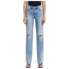 Women's Flying Monkey High Rise Distressed Slim Wide Jeans F5781 - Crazy House Western Wear