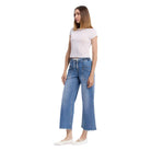 Women's Vervet High Rise Drawstring Waistband Wide Leg Jeans V3650 - Crazy House Western Wear